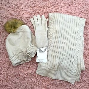 New Mayoral Knits Set , Scarf Gloves and hoodie